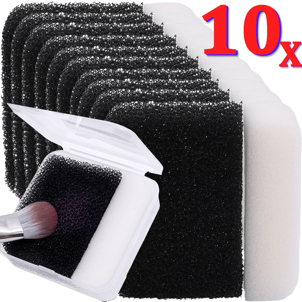 Beauty Makeup Brands - New Makeup Brush Cleaning Box Sponge