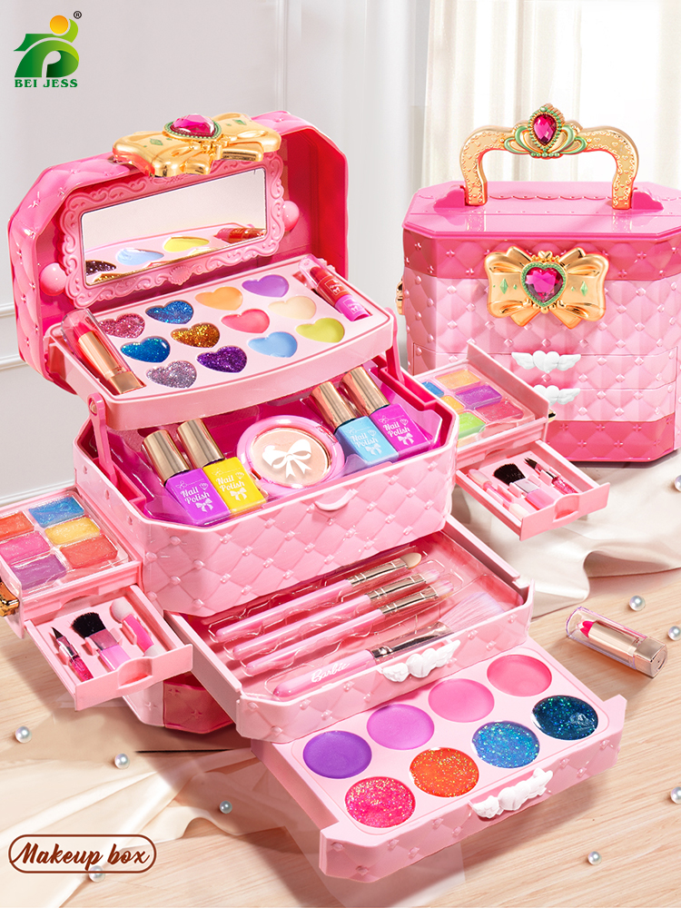 Beauty Makeup Games For Girls - Girls Makeup Kit Baby Cosmetics Bag