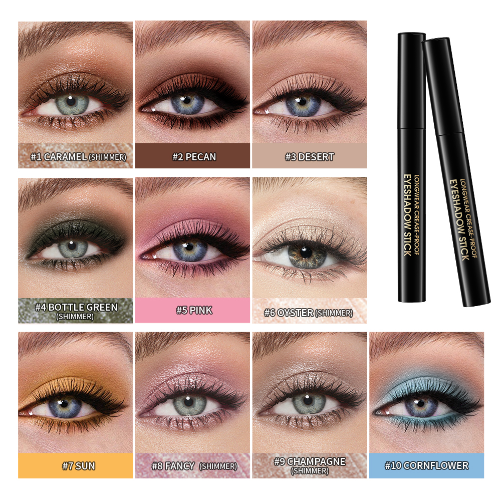 Eyeshadow Glitter Pigment - Eyeshadow Stick Highlighter Brightening Pen with