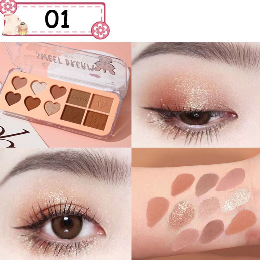 Beauty Makeup Eyeshadow Palette - Professional Portable Folding Eyeshadow Long-Lasting Waterproof