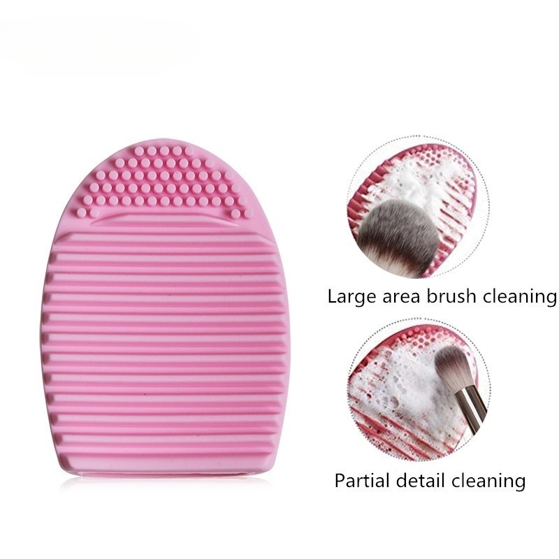 Beauty Makeup Brands - Pink Silicone Makeup Brush Cleaner -