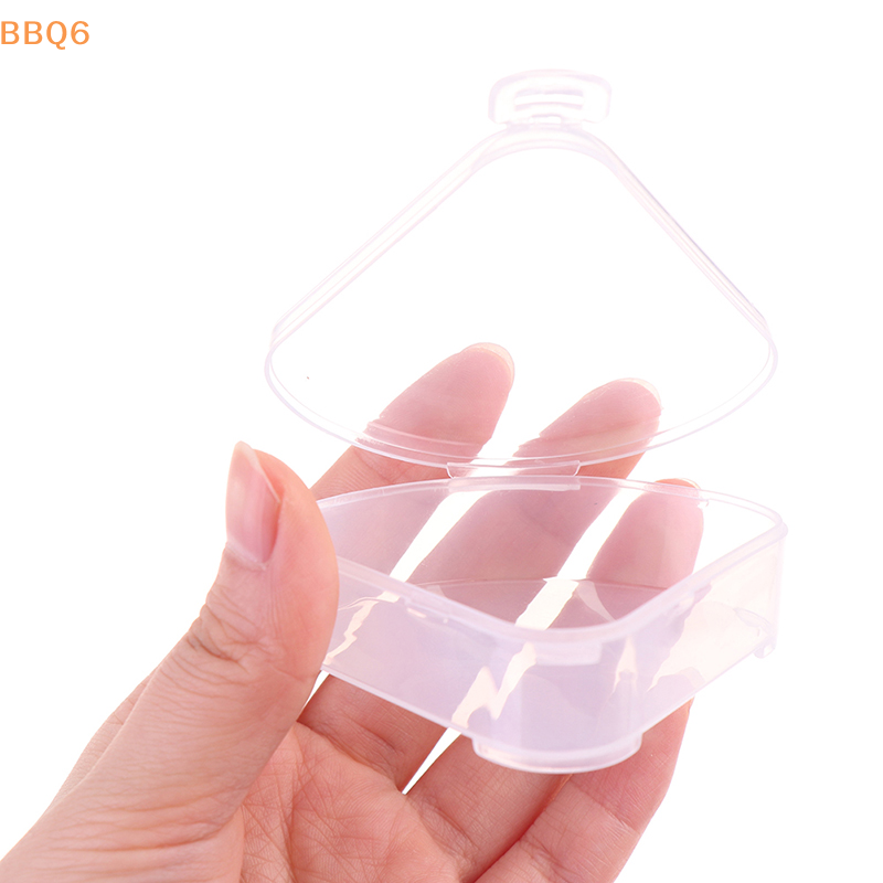 Beauty Makeup Vanity - *1Pcs Portable Triangle Sponge Transparent Cosmetic