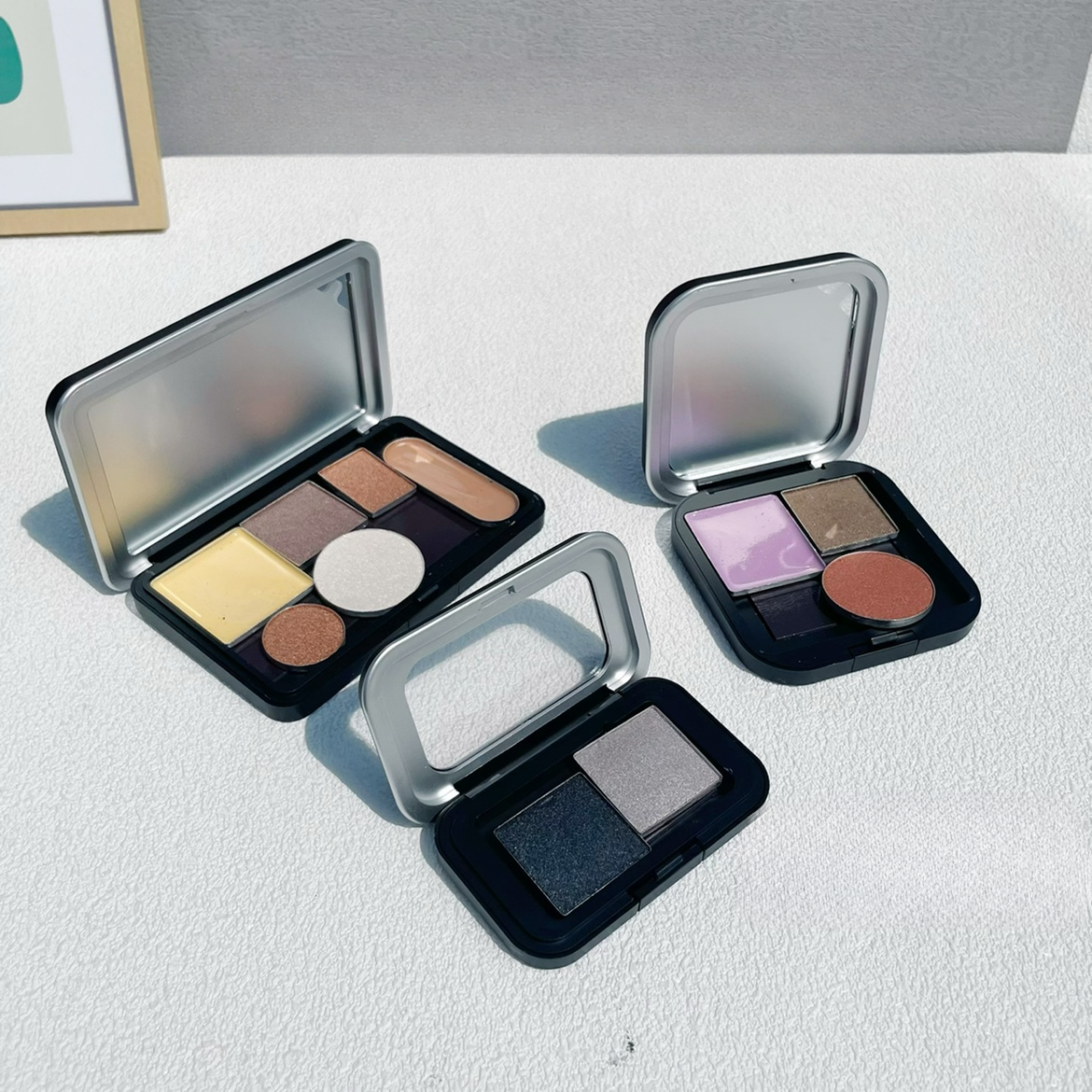 Eyeshadow Glitter Pigment - Eyeshadow DIY Makeup Box with Mirror