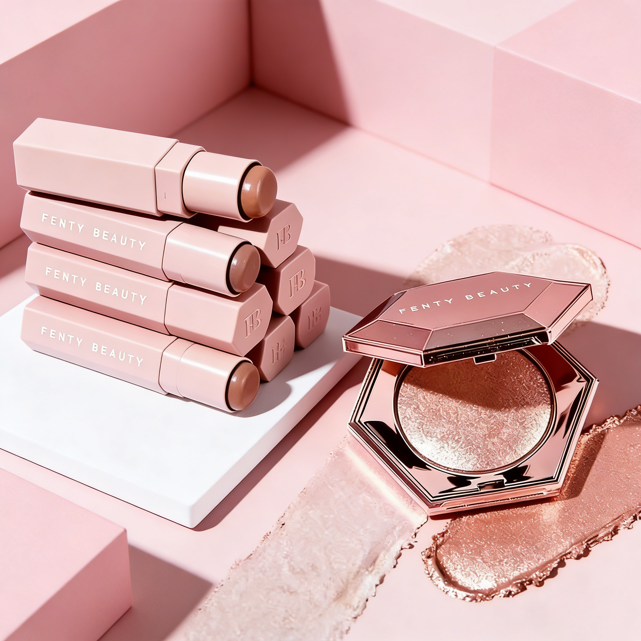 Fenty Beauty Makeup Highlighter - Fenty Beauty Multi-color Contour Stick Concealer