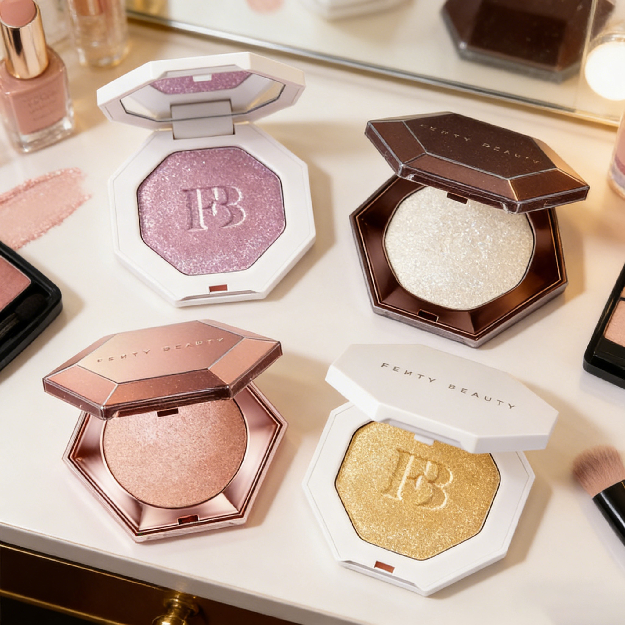Fenty Beauty Makeup Highlighter - New Fenty Beauty Loose Powder Oil-control