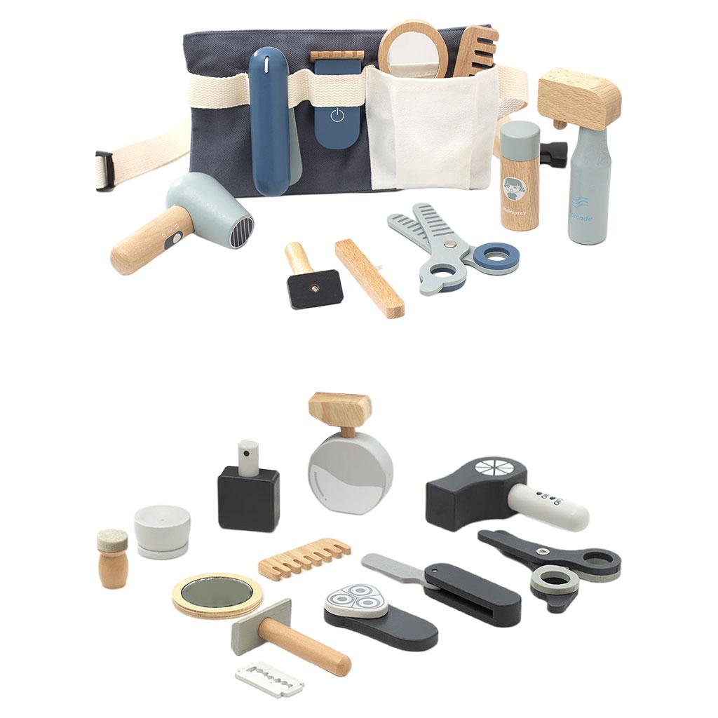 Beauty Makeup Set For Kids - 11/Set Beauty Hairdresser Salon Kit Pretend