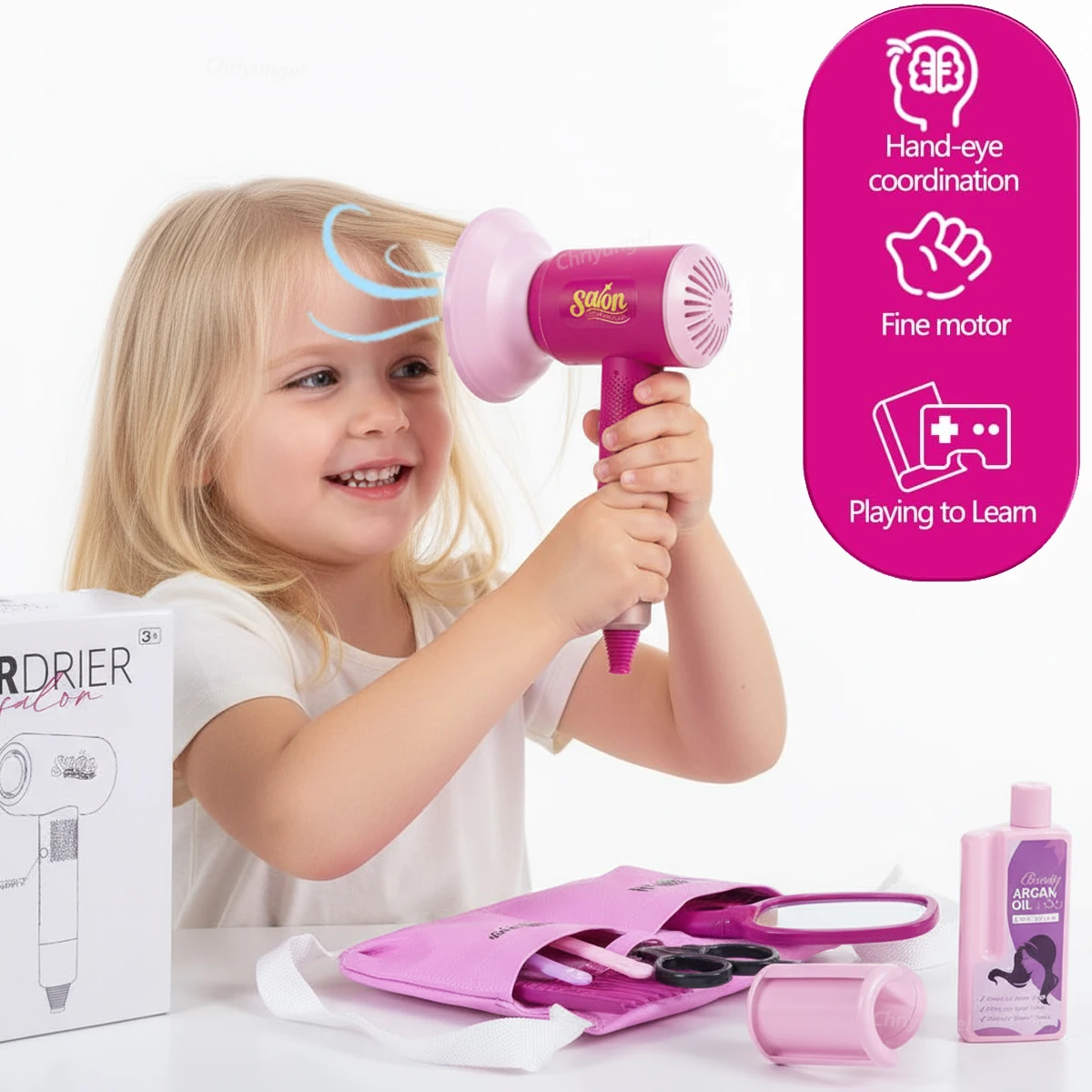 Kids Beauty Salon Set with Pre - Beauty Makeup Set For Kids ulasan dan harga