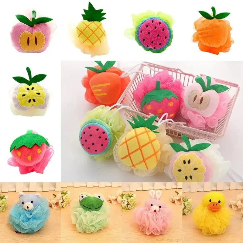 Baby Bath Brush Cartoon Cotton - Blush Brush Kabuki ulasan dan harga