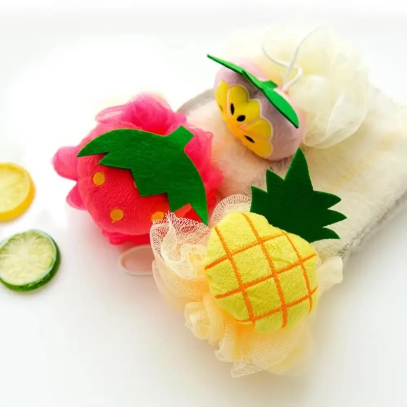 Baby Bath Brush Cartoon Cotton - Blush Brush Kabuki ulasan dan harga