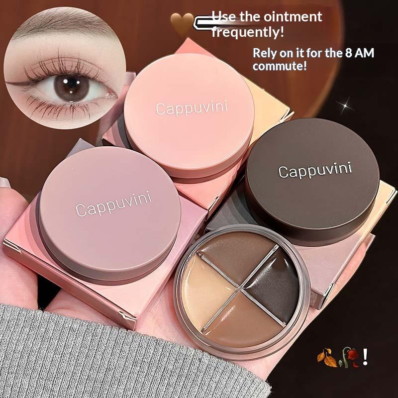 Cappuvini 4 Color Matte Velvet - Beauty Makeup Eyeshadow Palette ulasan dan harga