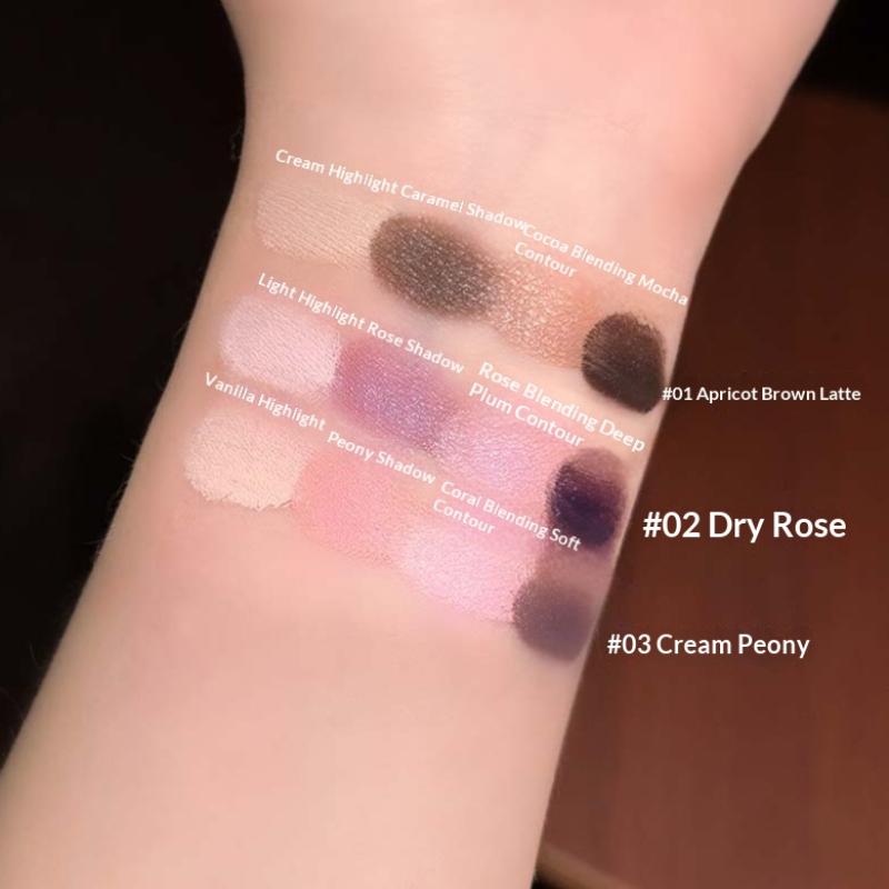 Cappuvini 4 Color Matte Velvet - Beauty Makeup Eyeshadow Palette ulasan dan harga