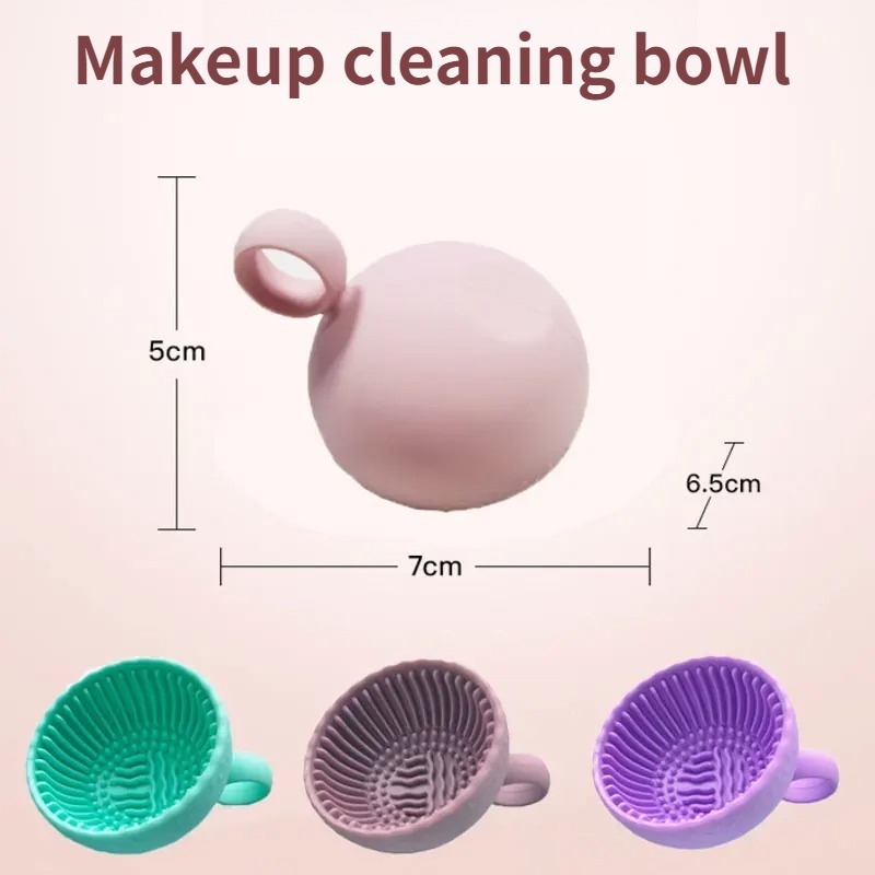 Soft Silicone Makeup Brush Cle - Blush Brush Kabuki ulasan dan harga