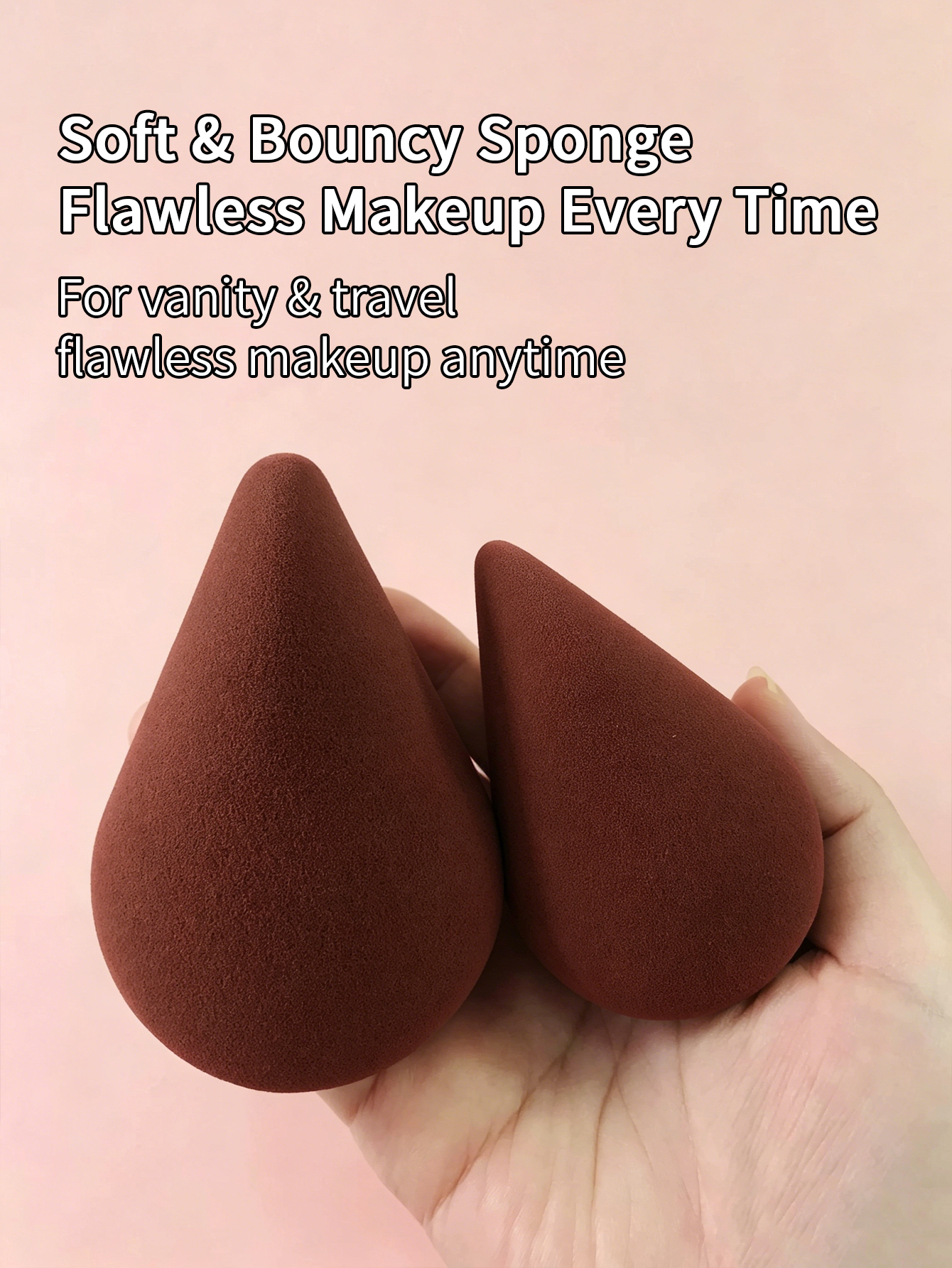 1/3/4pcs Brown  Makeup Sponge  - Beauty Makeup Tools Use ulasan dan harga