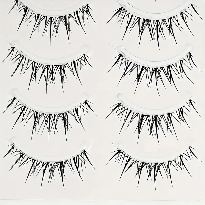 5 Pairs Transparent Stem Wavy  - Beauty Full Makeup ulasan dan harga