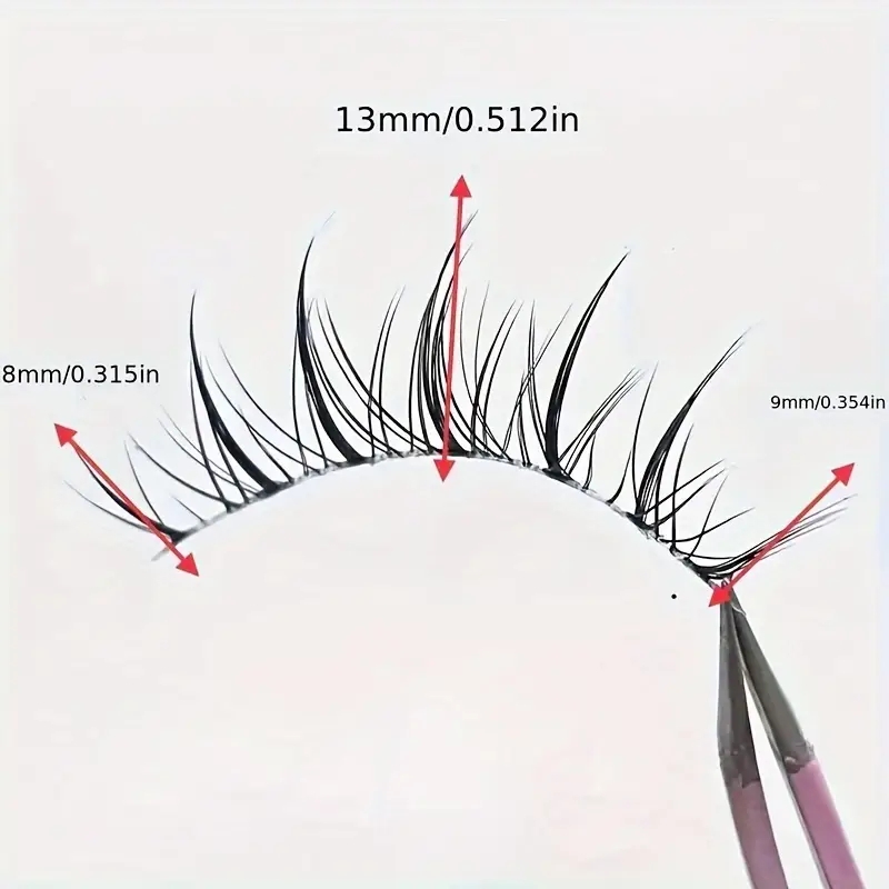 5 Pairs Transparent Stem Wavy  - Beauty Full Makeup ulasan dan harga