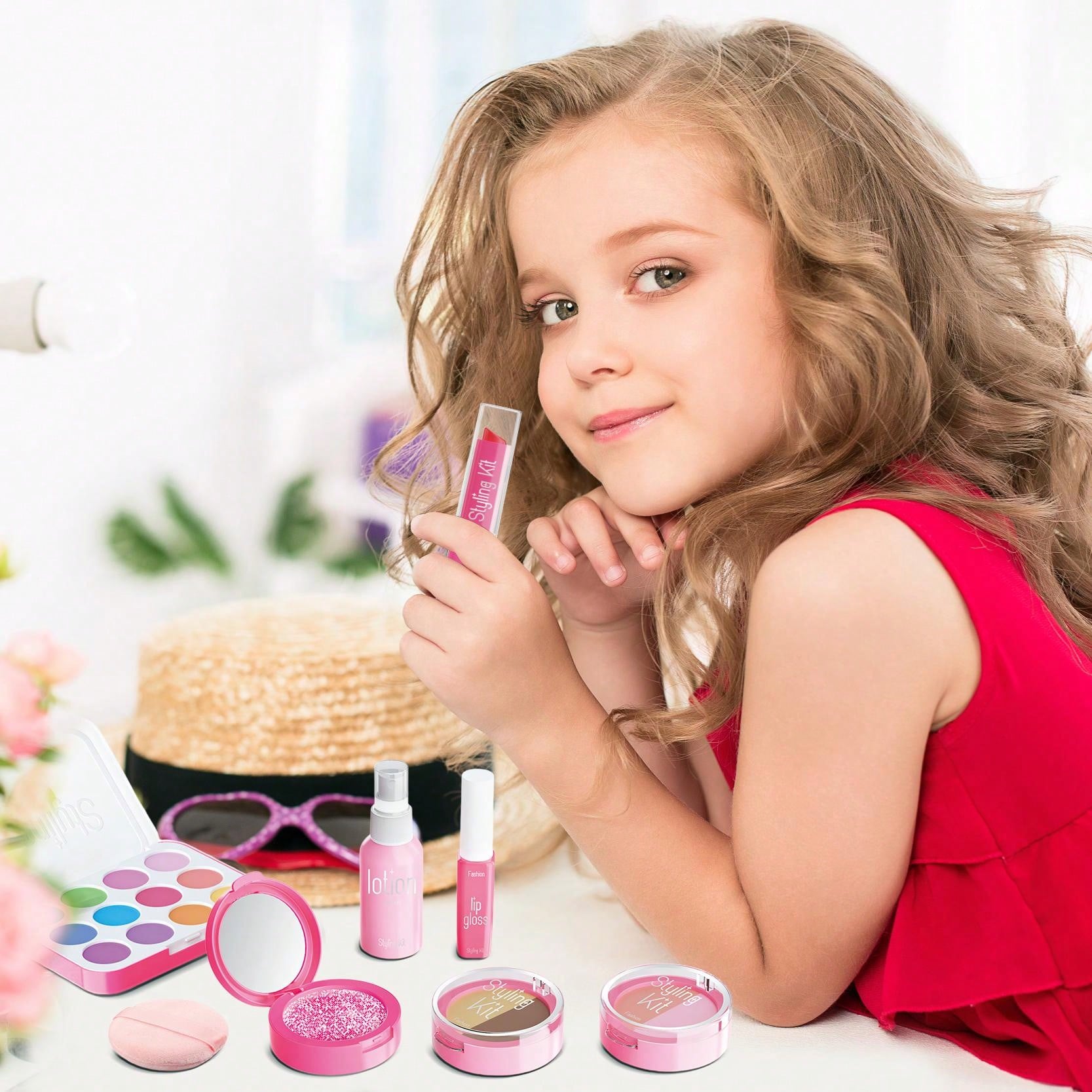 Kids Pretend Makeup Play Set f - Beauty Makeup Set For Kids ulasan dan harga