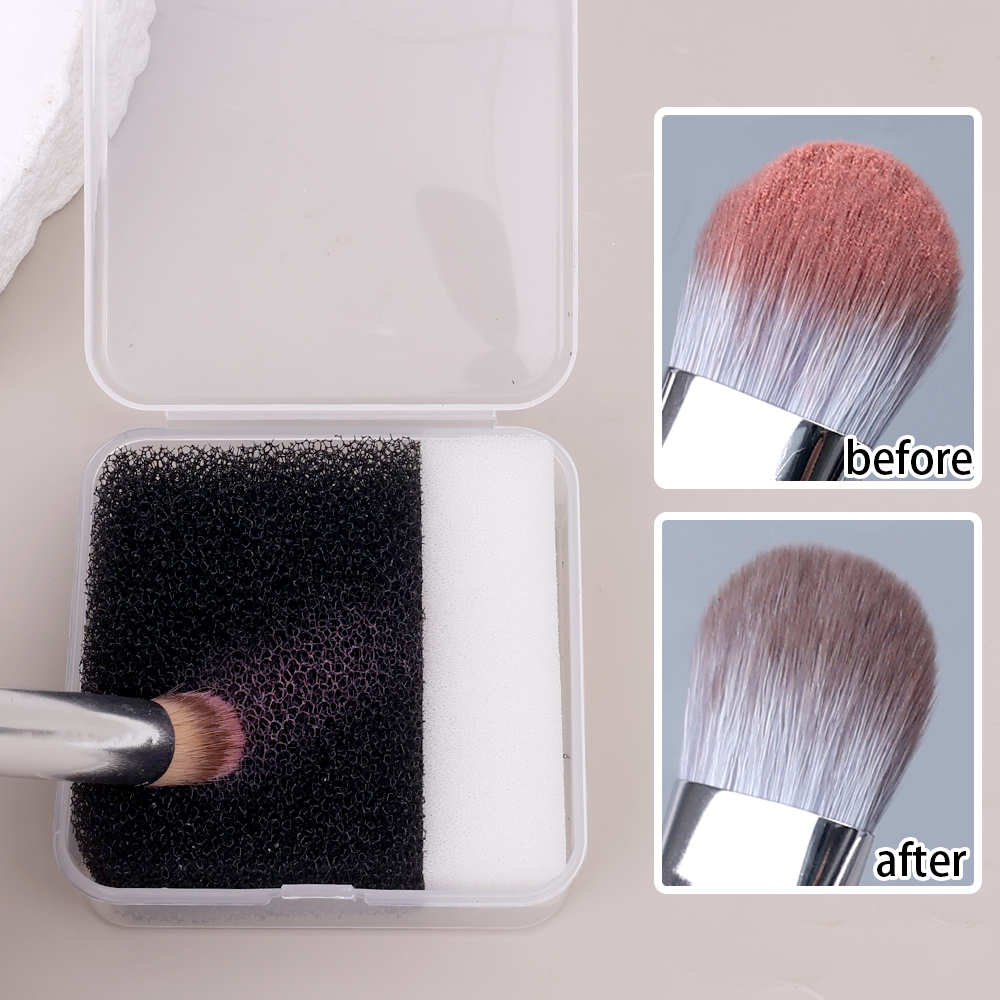 New Makeup Brush Cleaning Box  - Beauty Makeup Brands ulasan dan harga