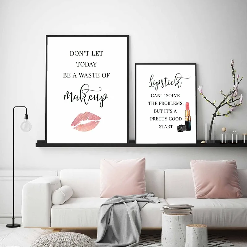 Makeup Quotes Poster Eyelash E - Beauty Makeup Quotes ulasan dan harga