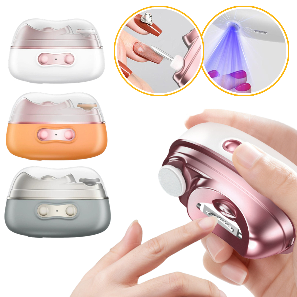 4-in-1 Electric Nail Clipper A - Uv Nail Lamp ulasan dan harga