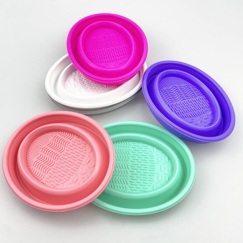 Folding Powder Puff Cleaning B - Beauty Makeup Tools Use ulasan dan harga