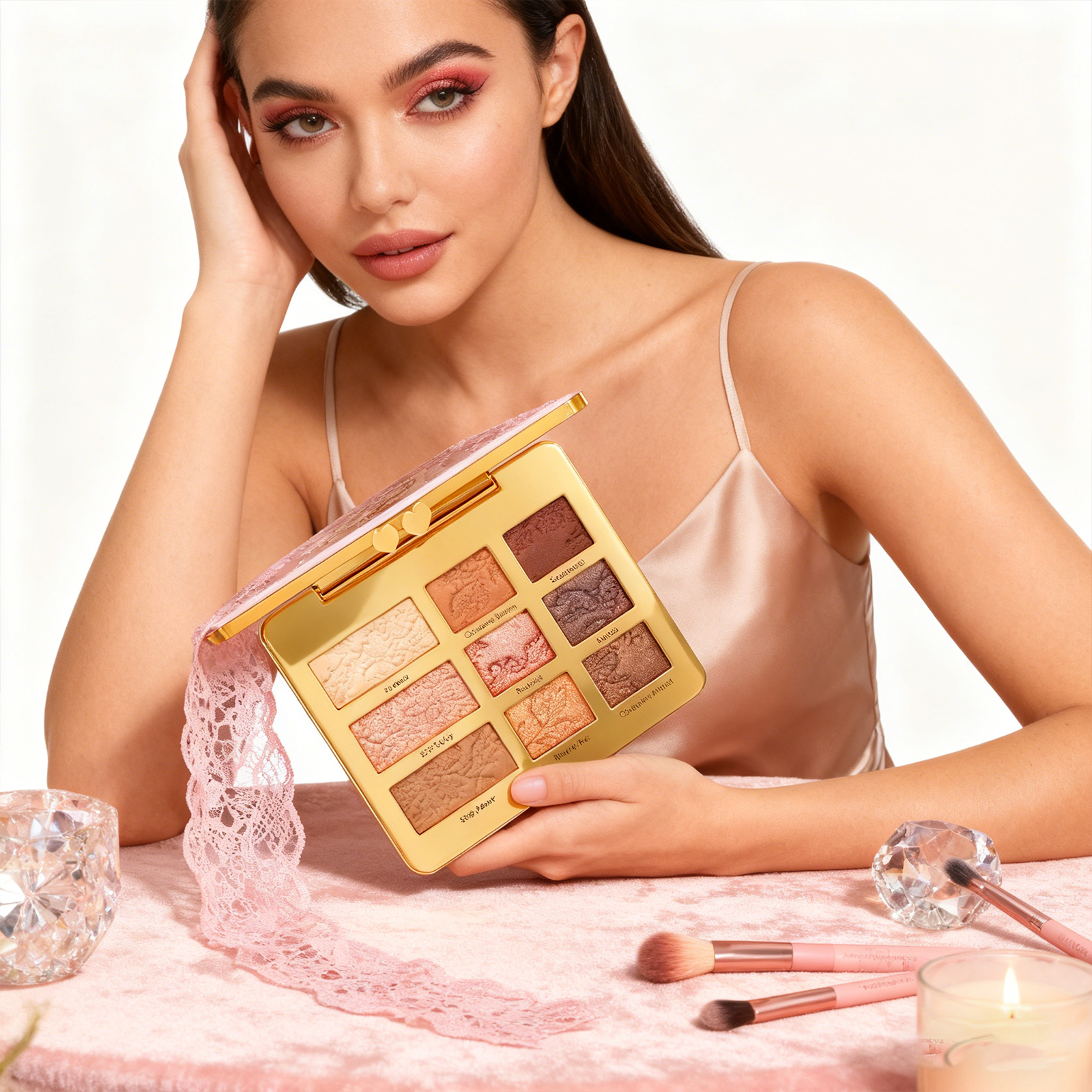 9 Color Multifunctional Makeup - Beauty Makeup Eyeshadow Palette ulasan dan harga