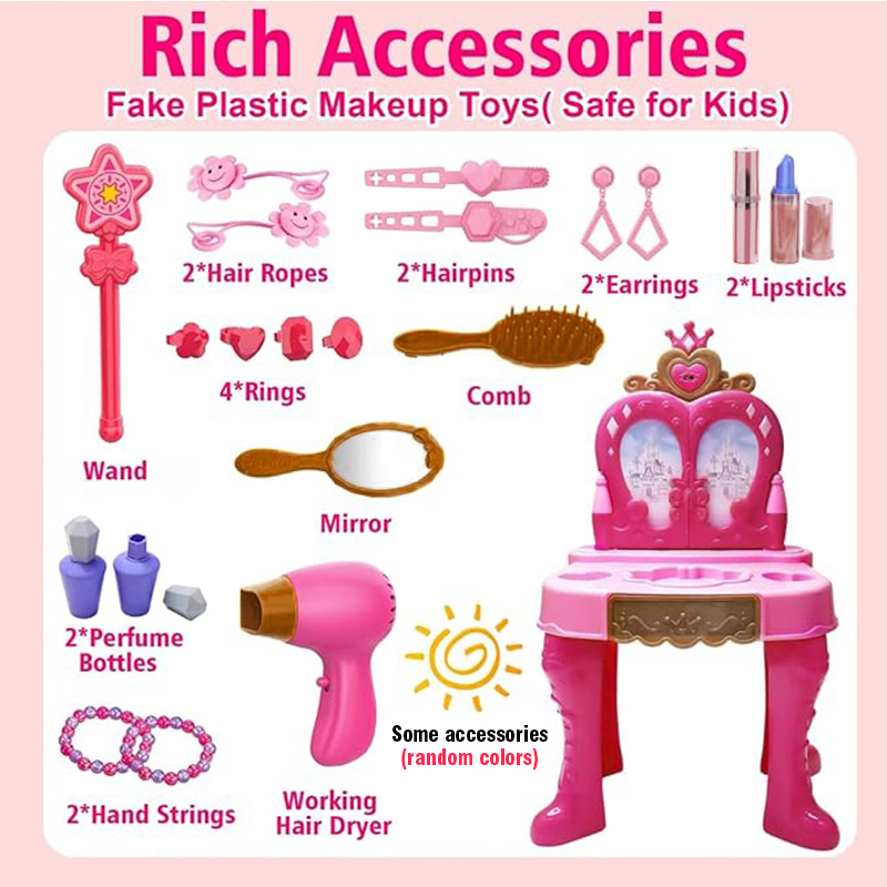 Girls Makeup Toys Woman Career - Beauty Makeup Set For Kids ulasan dan harga