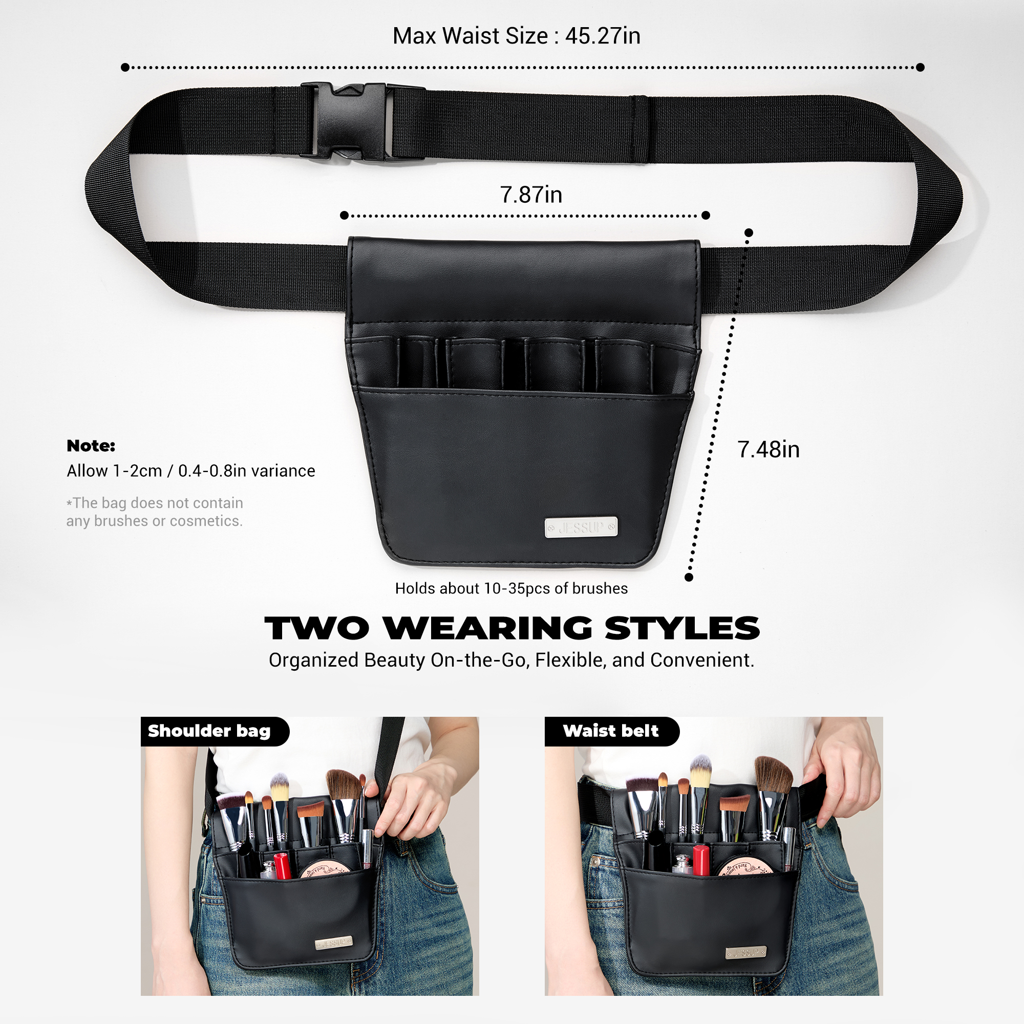 Jessup Makeup Artist Belt Bag  - Beauty Makeup Case ulasan dan harga