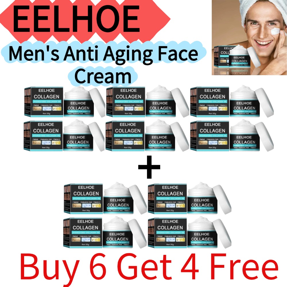 EELHOE (Buy 6 Get 4 Free) Men' - Anti-Aging Face Cream ulasan dan harga