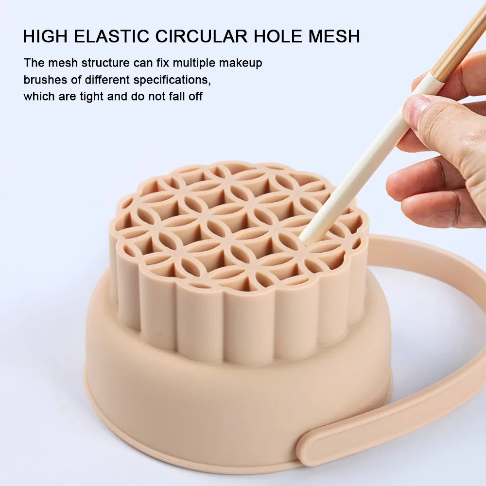 1PC Silicone Washing Bowl Make - Blush Brush Kabuki ulasan dan harga