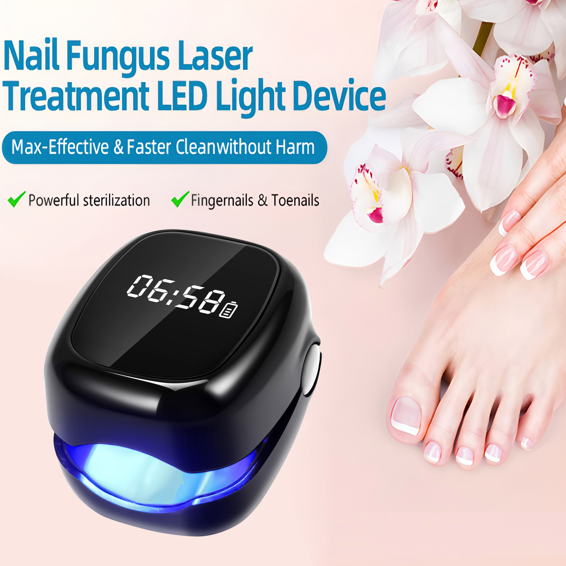 UV Laser Nail Fungus Removal D - Uv Nail Lamp ulasan dan harga