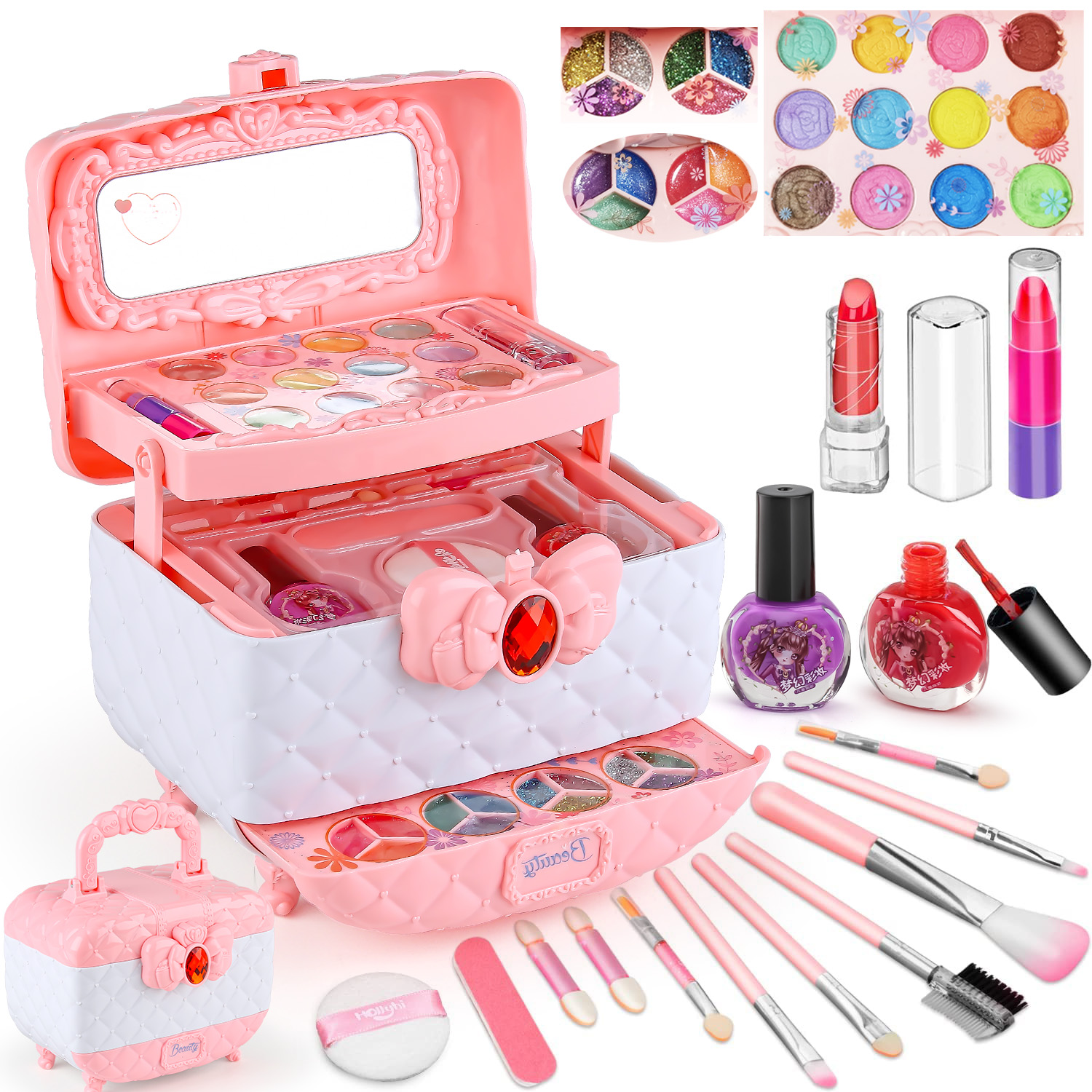 Kids Makeup Toy Kit for Girls, - Beauty Makeup Set For Kids ulasan dan harga