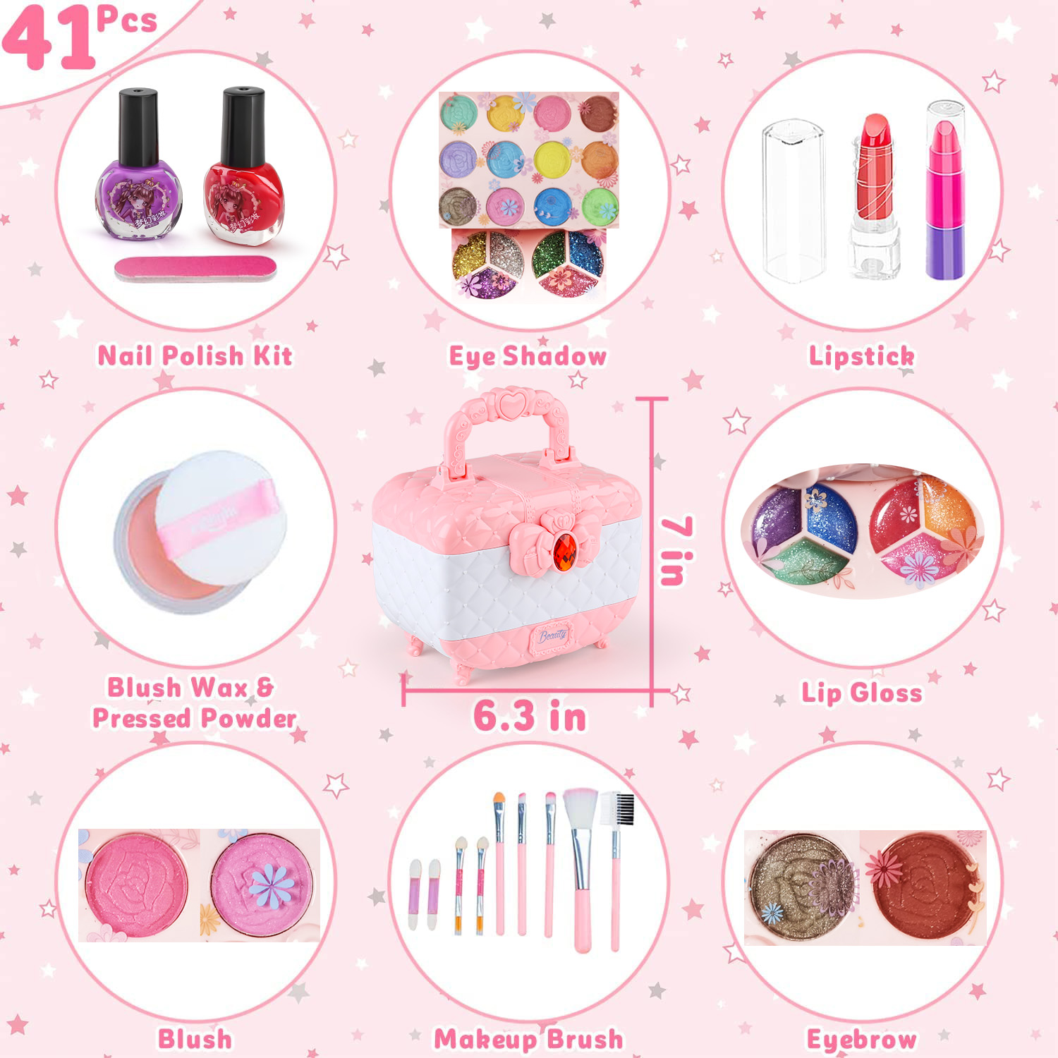 Kids Makeup Toy Kit for Girls, - Beauty Makeup Set For Kids ulasan dan harga