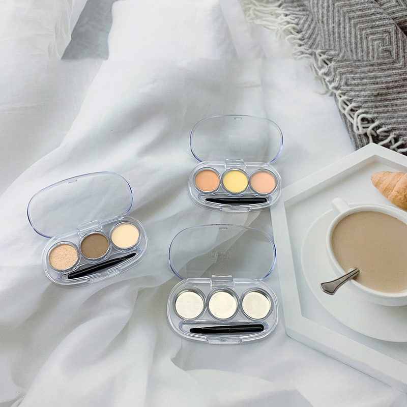 【3In1 Makeup Aluminum Palette  - Beauty Makeup Eyeshadow Palette ulasan dan harga