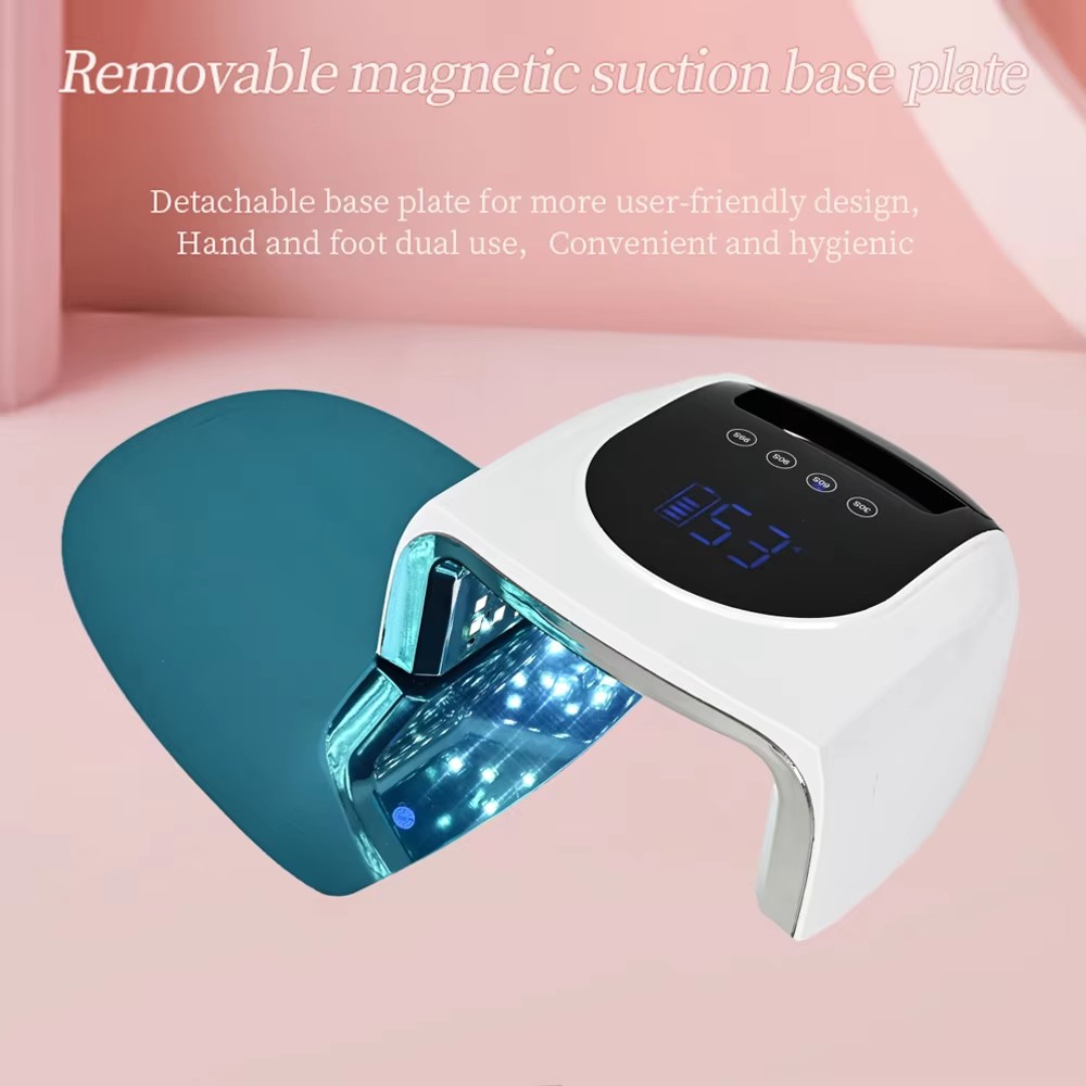 Rechargeable 96W Nail Lamp wit - Uv Nail Lamp ulasan dan harga