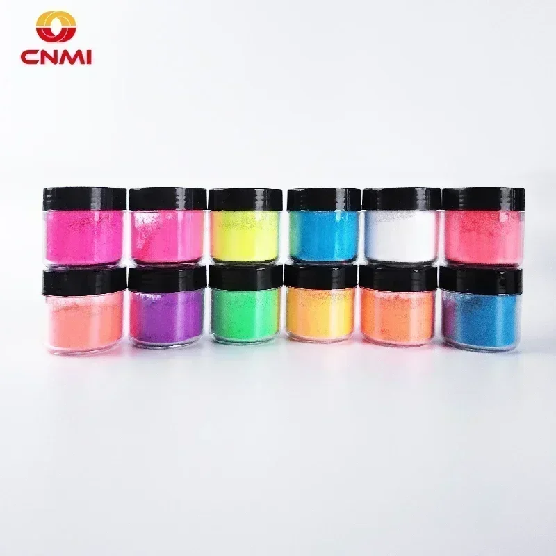 12Jars 5g Fluorenscence Mica P - Eyeshadow Glitter Pigment ulasan dan harga
