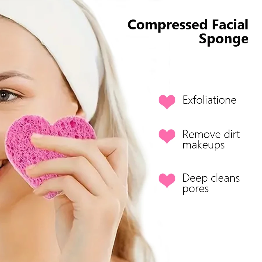 10Pcs Cellulose Face Sponge Co - Beauty Of Joseon Makeup Remover ulasan dan harga