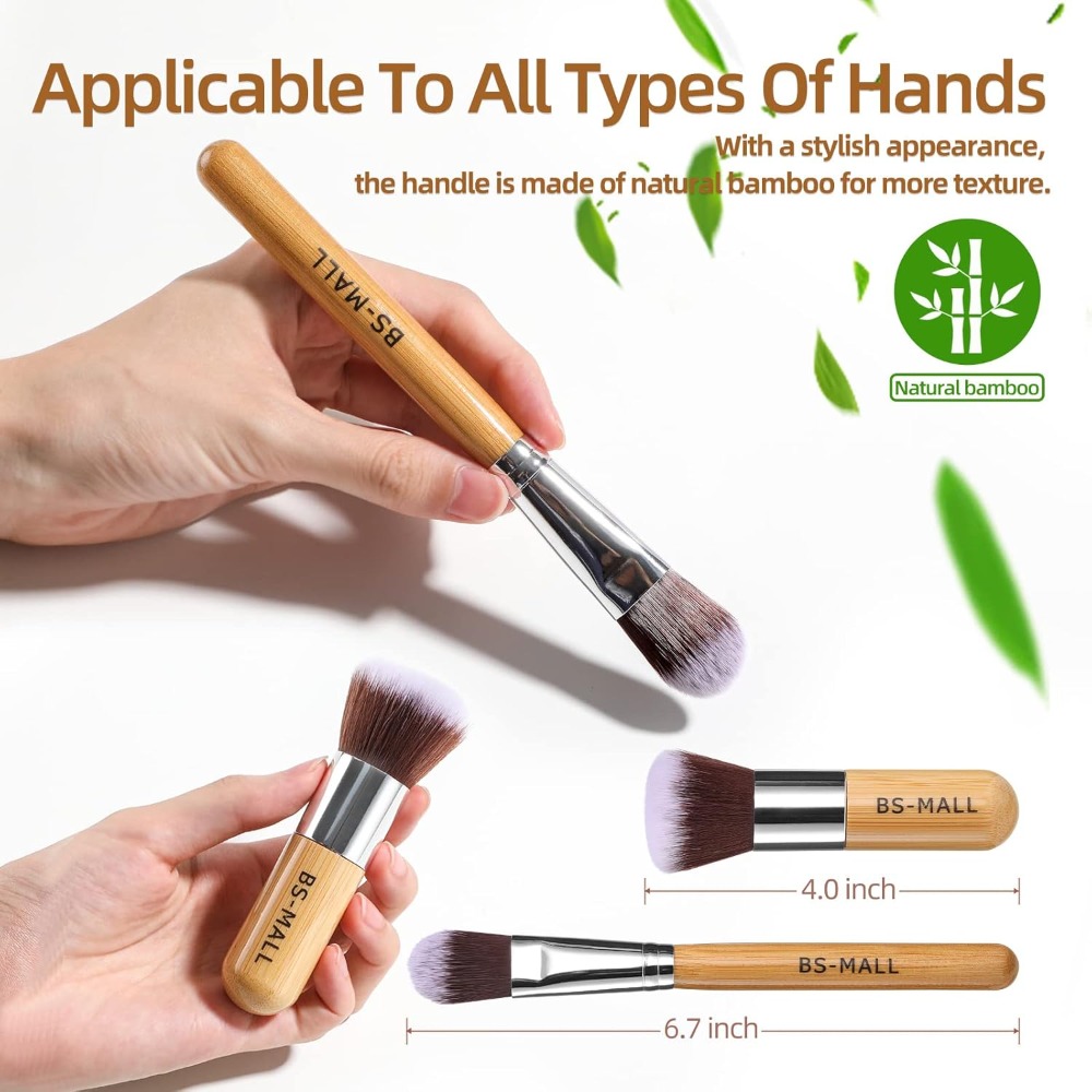 BS-MALL Makeup Brush Set 11Pcs - Blush Brush Kabuki ulasan dan harga