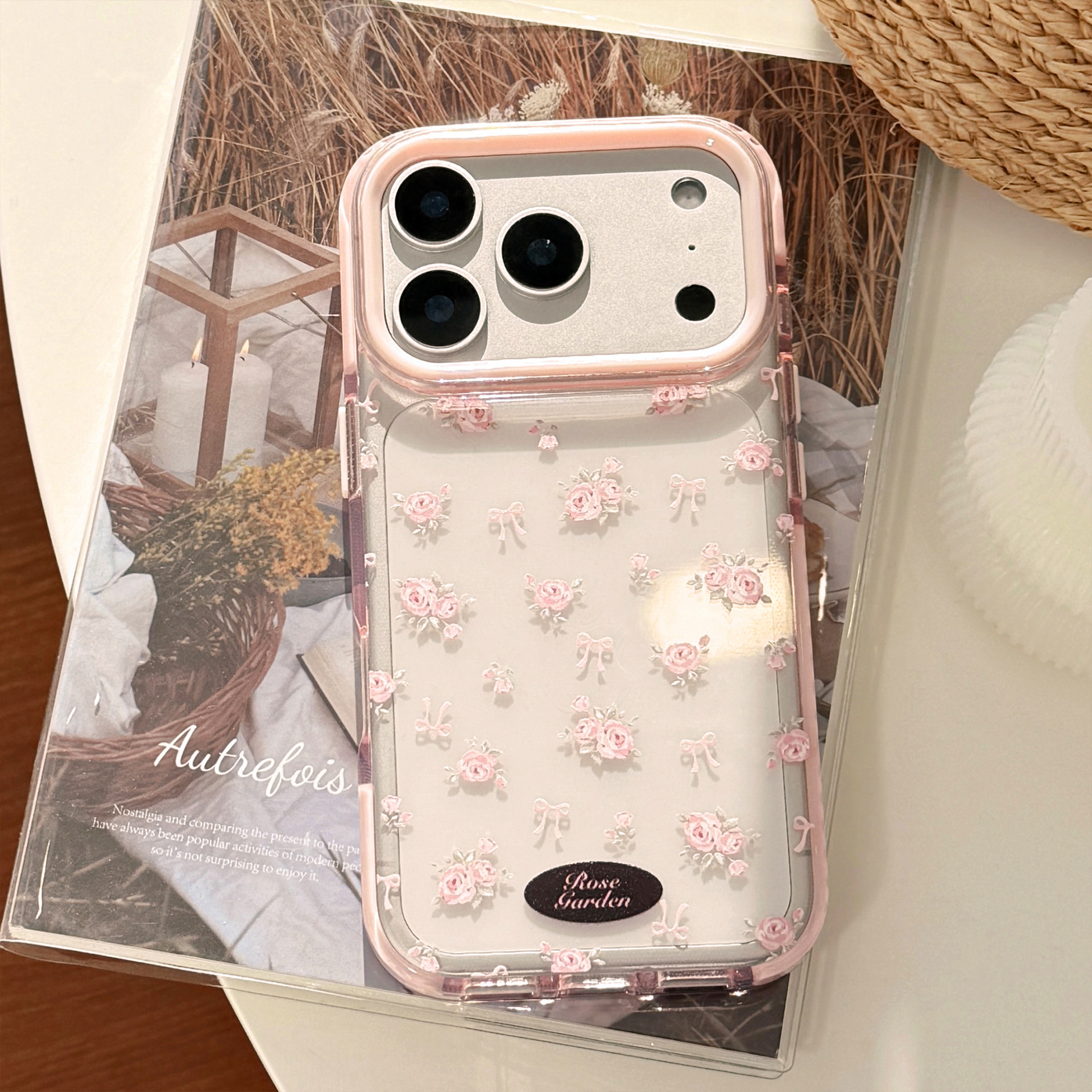 Gentle Beautiful Pink Rose Flo - Beauty Makeup Case ulasan dan harga