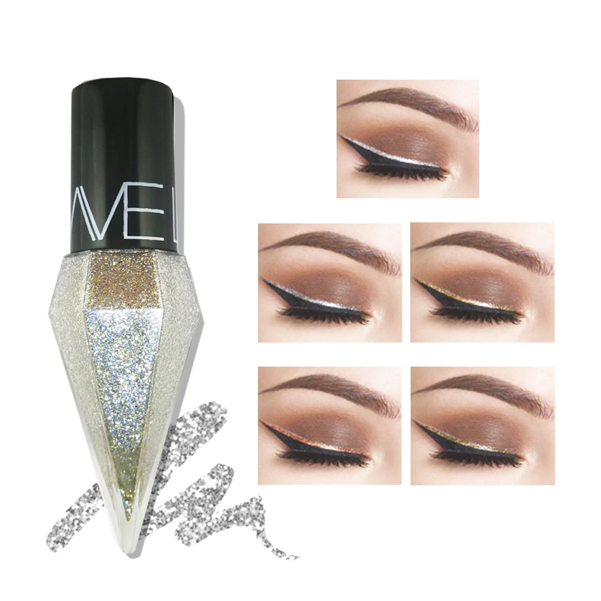 5pc/set Shiny Eye Liners Eyesh - Eyeshadow Glitter Pigment ulasan dan harga