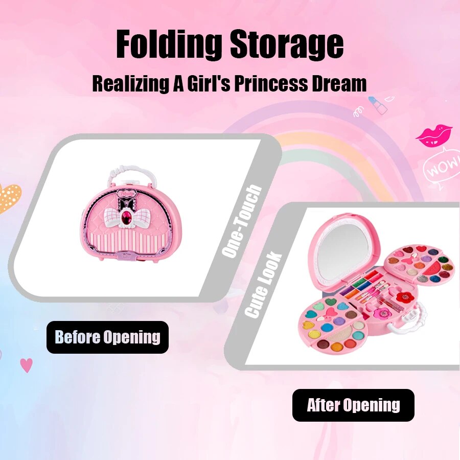 Kids Beauty Toys Makeup Kit Li - Beauty Makeup Set For Kids ulasan dan harga
