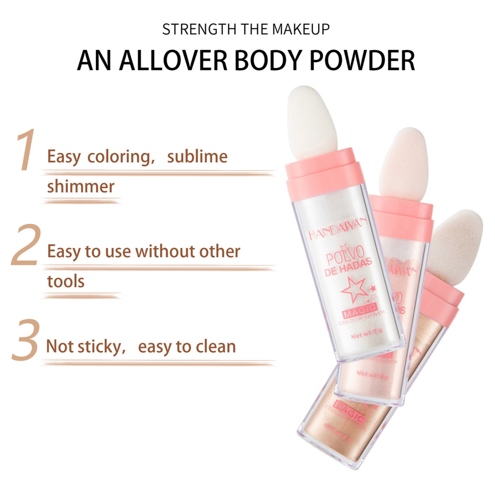 3 Color Fairy Powder Stick Hig - Fenty Beauty Makeup Highlighter ulasan dan harga