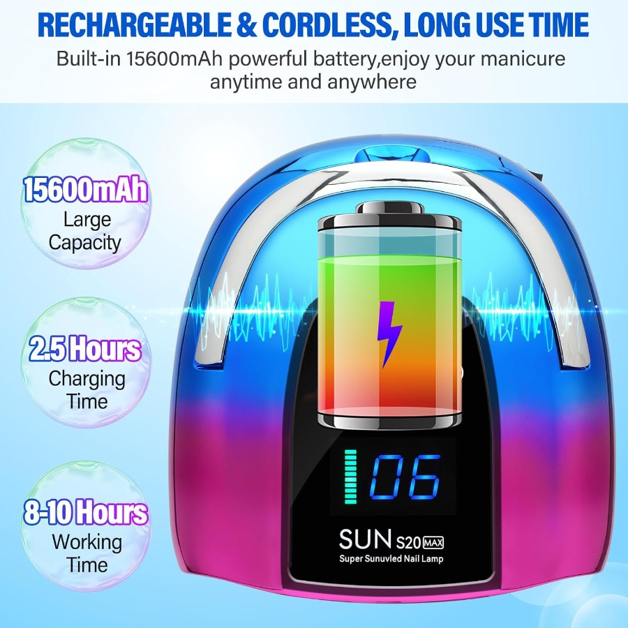 UV LED Nail Lamp Dryers Cordle - Uv Nail Lamp ulasan dan harga