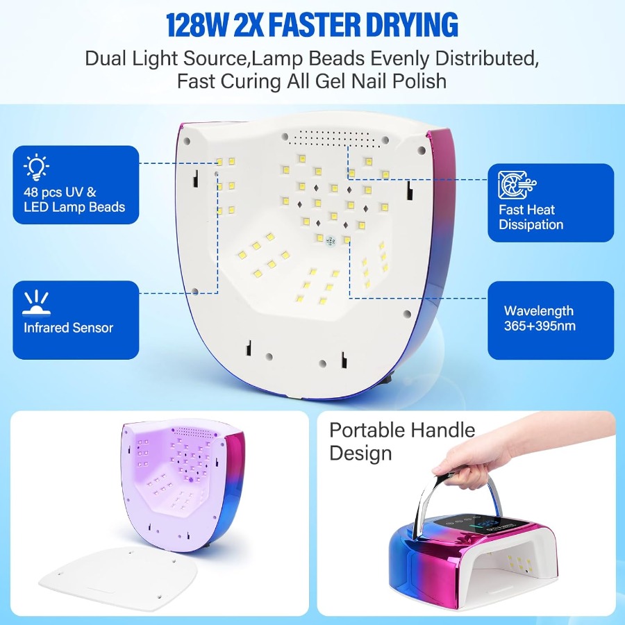 UV LED Nail Lamp Dryers Cordle - Uv Nail Lamp ulasan dan harga
