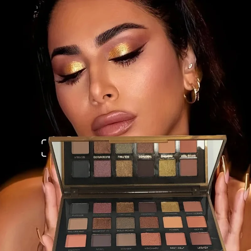 Huda beauty 18 Colors Empowere - Huda Beauty Makeup Set ulasan dan harga