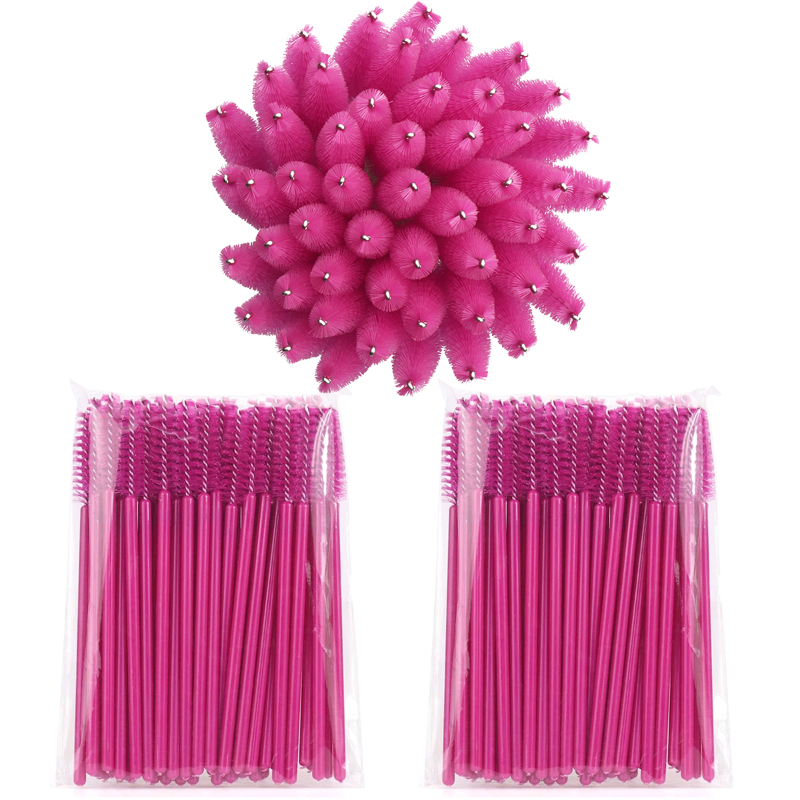 100pcs Disposable Eyelash Brus - Beauty Makeup Brands ulasan dan harga