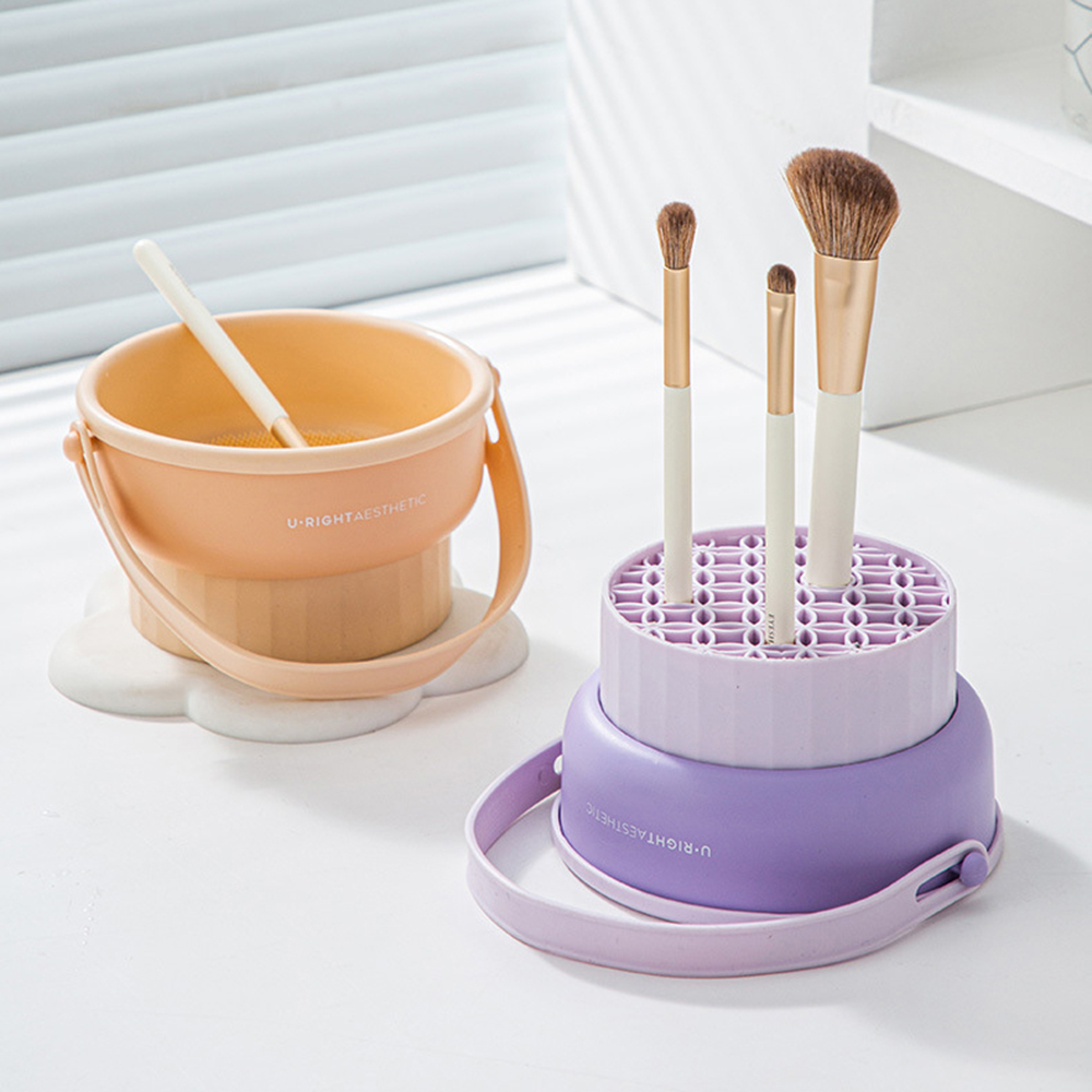 Makeup Brush Cleaning Bucket W - Beauty Makeup Tools Use ulasan dan harga