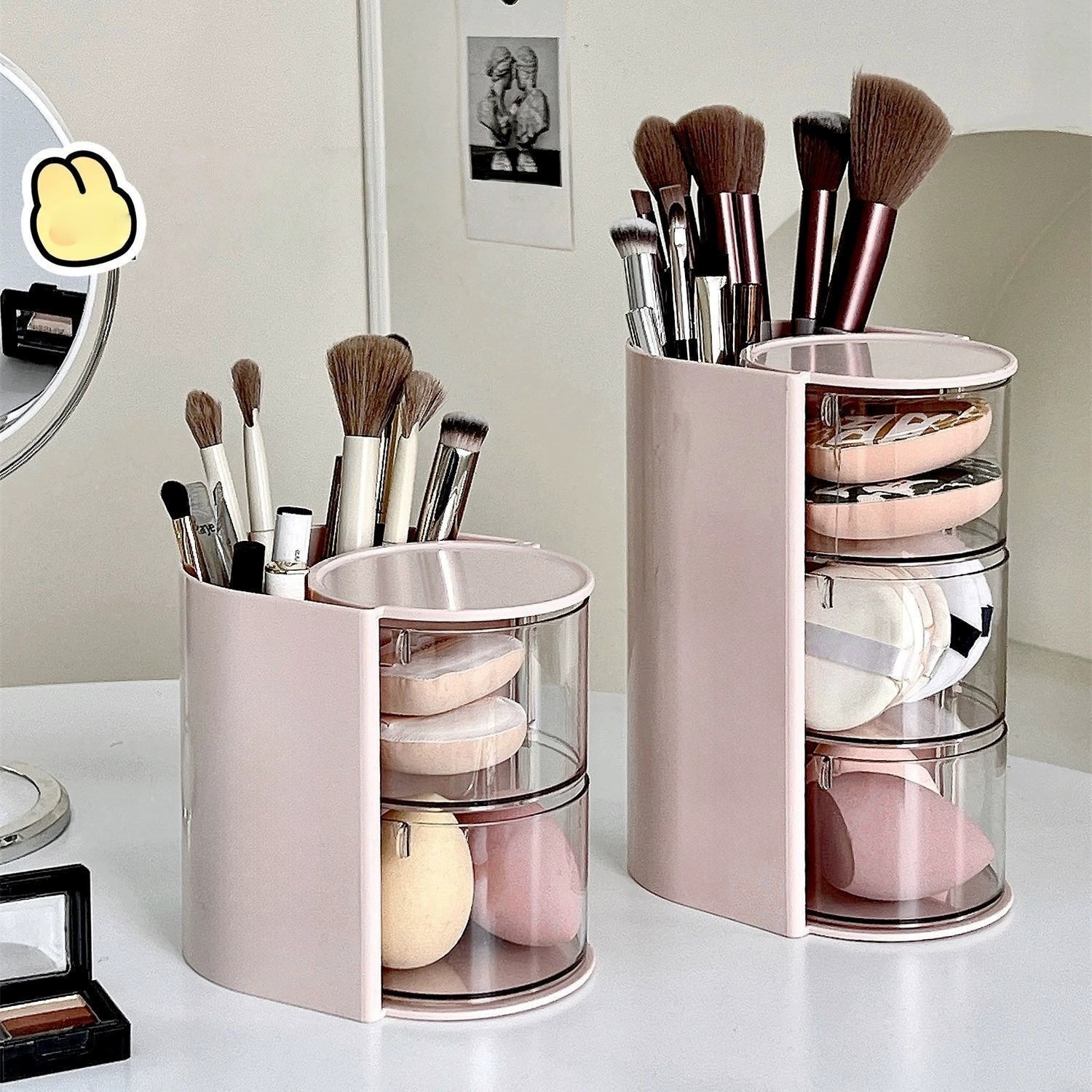 Rotating Cosmetic Storage Box, - Blush Brush Kabuki ulasan dan harga