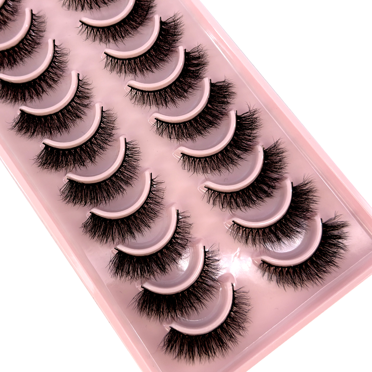 New10 Pairs Natural False Eyel - Beauty Full Makeup ulasan dan harga