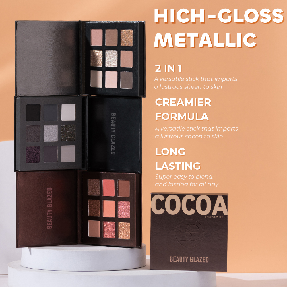 Beauty Glazed 9 Colors Eye Sha - Beauty Makeup Eyeshadow Palette ulasan dan harga