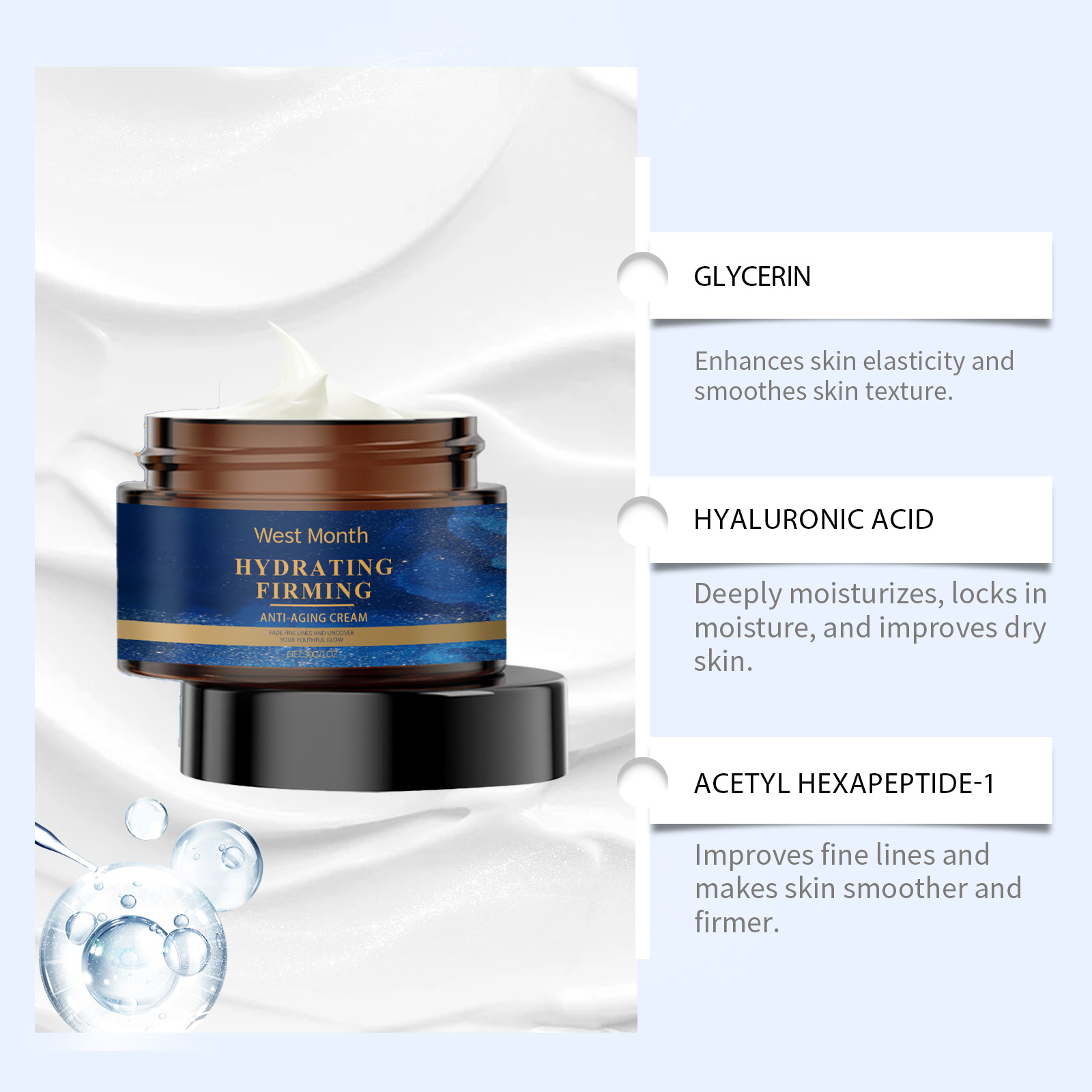Anti Aging Facial Serum Firmin - Anti-Aging Face Cream ulasan dan harga